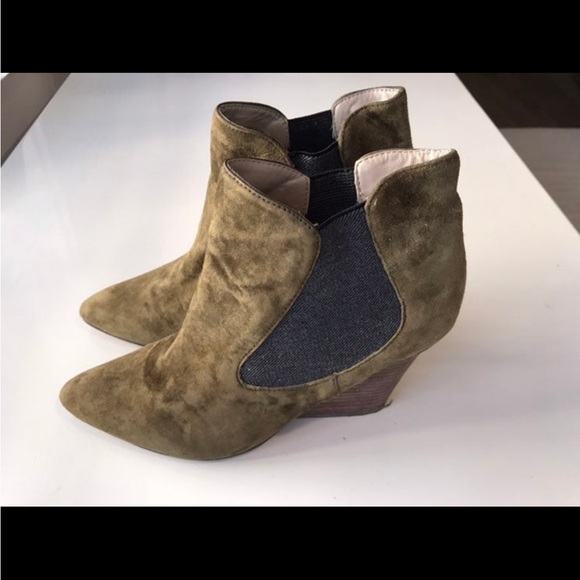 Steven by Steve Madden olive wedge boot Malik - Picture 2 of 7